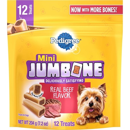 Pedigree Mini Jumbone Real Beef Flavor Dog Treats, 96PK